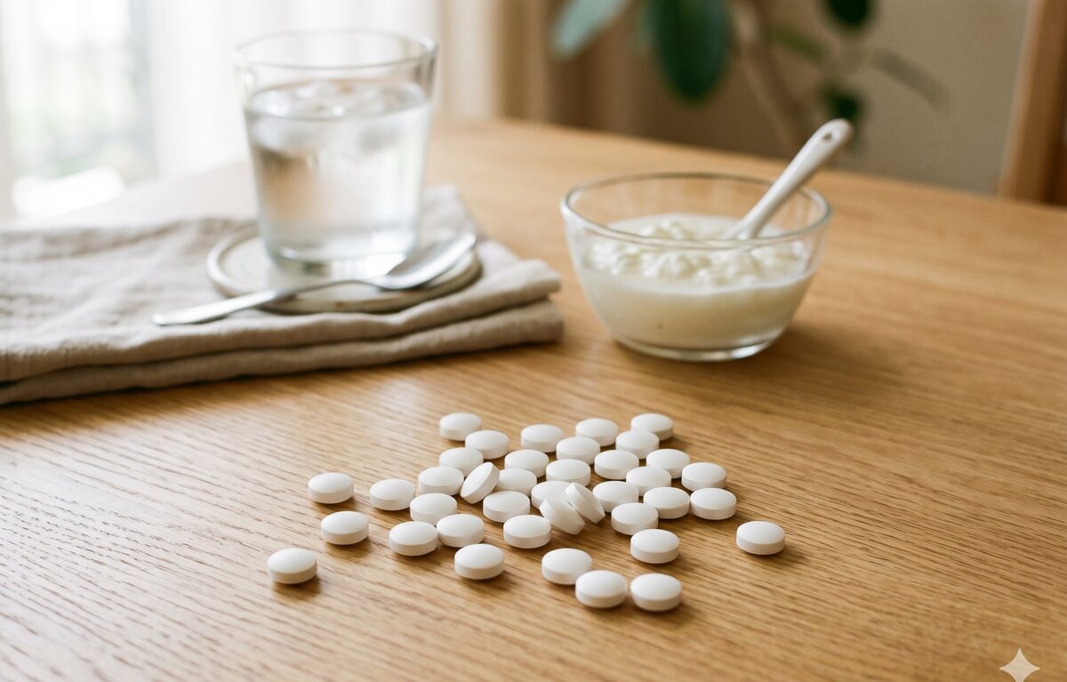 Calcium tabletten en supplement na maagverkleining