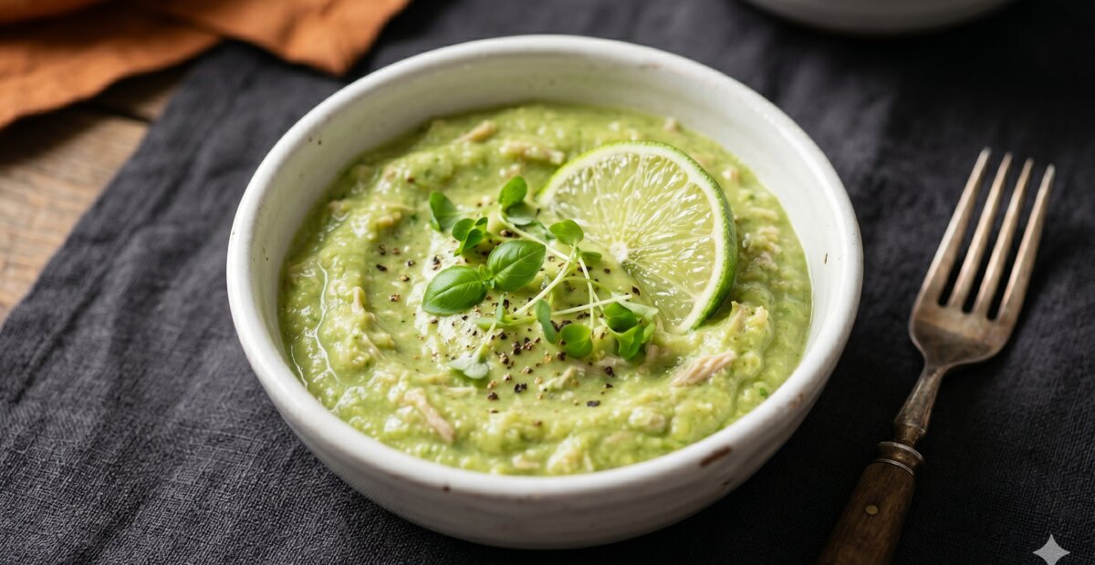 Avocadopuree met kip na maagverkleining