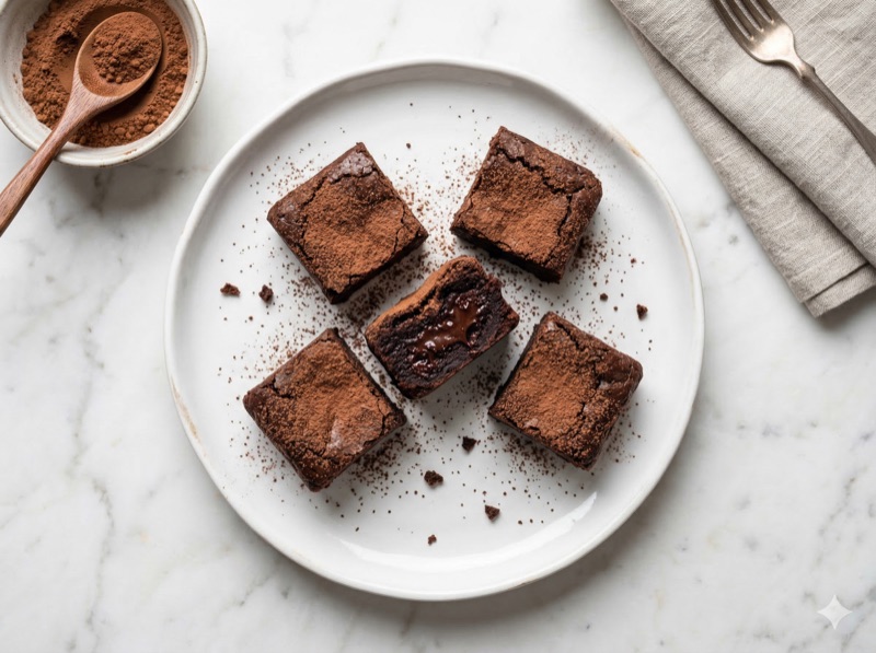 Eiwitrijke brownie met kidneybonen