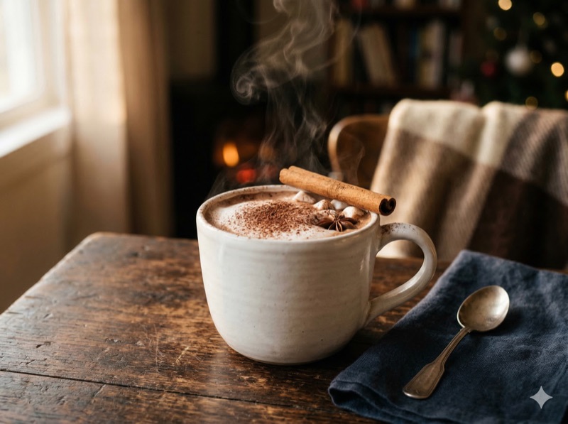 Warme proteïne chocolademelk vloeibare fase