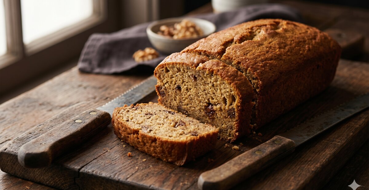 Eiwitrijk bananenbrood (low carb) na maagverkleining